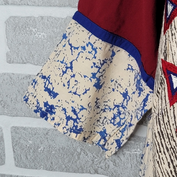 Embroidered Beautiful Kurti 100% Cotton Made in India Tunic Top Women's Size 48 - Picture 9 of 16